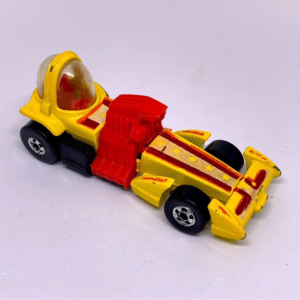 Hot Wheels Mattel Bubble Gunner 1978 Yellow Blackwall